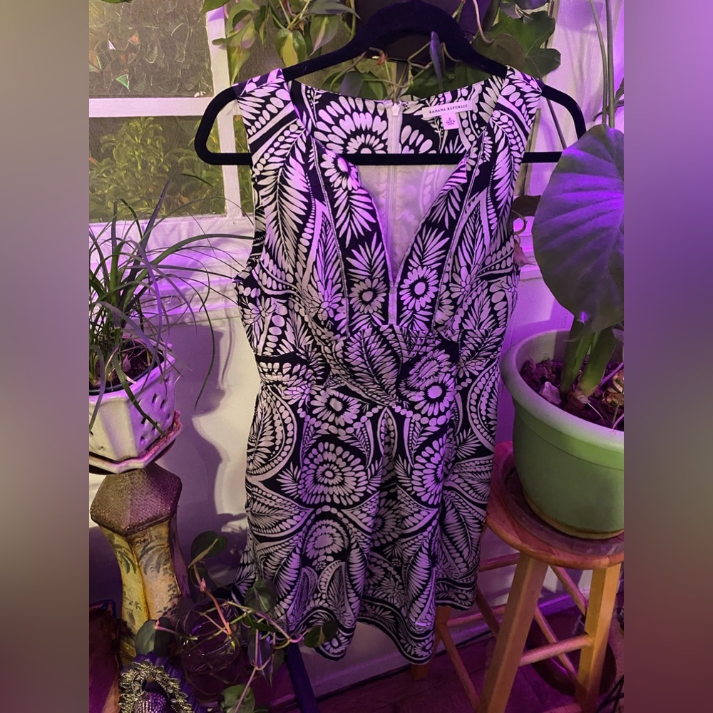 Banana Republic Silk Floral Dress Size 4